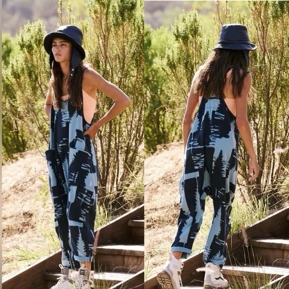 Free People Hot Shot printed onsie - Picture 2 of 4